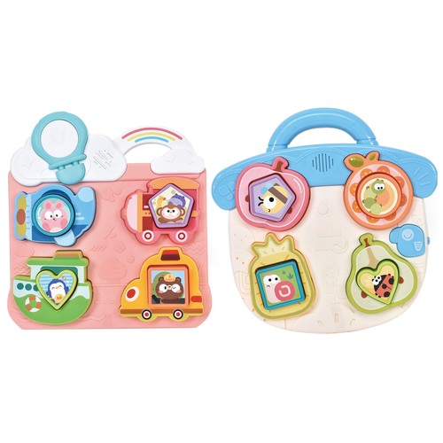 Puzzle Sorpresa Musical con Formas, ayuda al desarrollo de la motricidad fina y el aprendizaje, modelos surtidos +12 Meses ONE, TWO FUN Baby