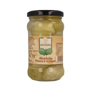 ALTA COCINA Alcachofas corazones primera 6/12 frutos ALTA COCINA 165 g.
