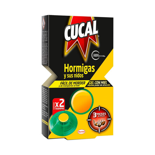 CUCAL Insecticida anti hormigas trampas CUCAL 2 uds.