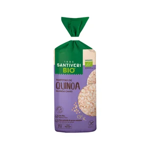 SANTIVERI Tortitas de arroz integral con quinoa 130 g.