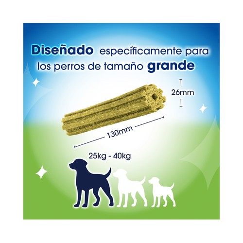 DENTALIFE ACTIVFRESH Snack dental perros 25 a 40 kg 4 uds. 142g
