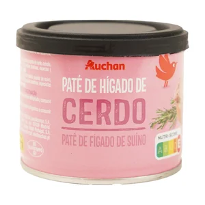 PRODUCTO ALCAMPO Paté de hígado de cerdo 200 gr.