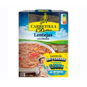 Imagen de CARRETILLA Lentejas al estilo casero 300 g.