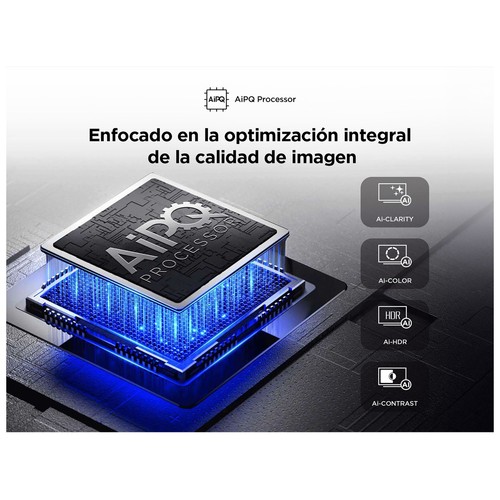 Televisión 190,5 cm (75") LED TCL 75P6K, 4K, Ultra HD, GOOGLE TV, HDR10 , Dolby Vision, SMART TV, 3 HDMI.