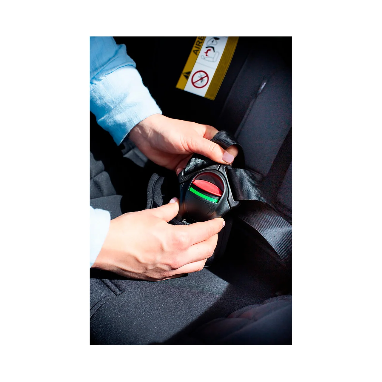 Silla de auto giratoria Sella INTERBABY, con sistema ISOFIX,  I-Size (40-150cm).
