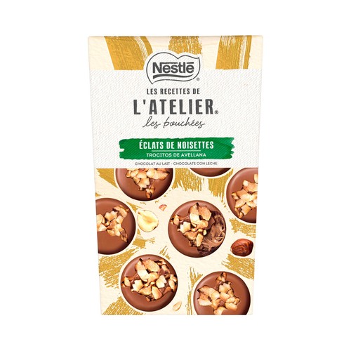 Bombones de chocolate con leche NESTLÉ LATELIER 186 g.