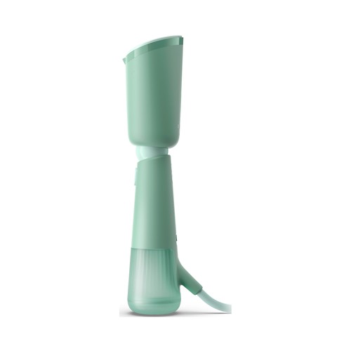 Plancha de vapor vertical PHILIPS STH5010/70, potencia 1200W, color verde.
