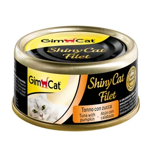 GIM CAT Alimento húmedo gatos atún con calabaza 70 g.