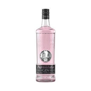 PUERTO DE INDIAS Ginebra con sabor a fresa botella 1 l.