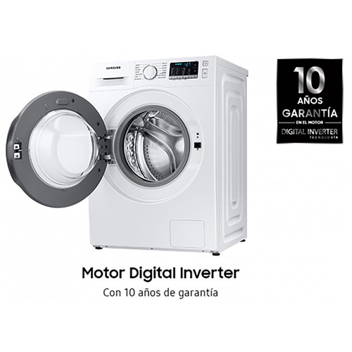 Lavadora SAMSUNG WW90TA046TE/EC, capacidad de carga: 9KG, clasificación energética: A, 1400RPM, H: 85cm, A: 60cm, F: 55cm.