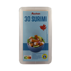 Imagen de AUCHAN Palitos de surimi 30 uds 500 g. Producto Alcampo