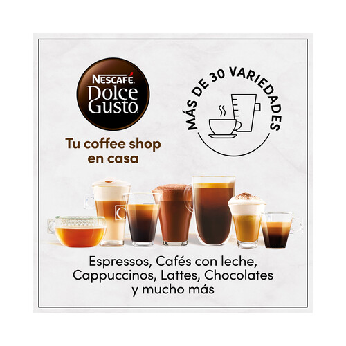 NESCAFÉ DOLCE GUSTO Café espresso Arábica y robusta en cápsulas NESCAFÉ Dolce Gusto 16 uds..