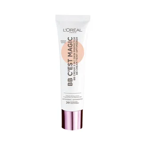 L"ORÉAL PARIS  BB cream c´est magic Tono medium Base de maquillaje hidratante, unificante y fluida con FPS 20.