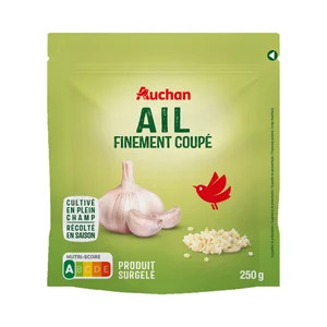 AUCHAN Ajo cortado ultracongelado 250 g Producto Alcampo.