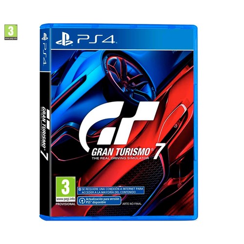 Gran Turismo para Playstation 4. Género: carreras, coches. PEGI: +3.