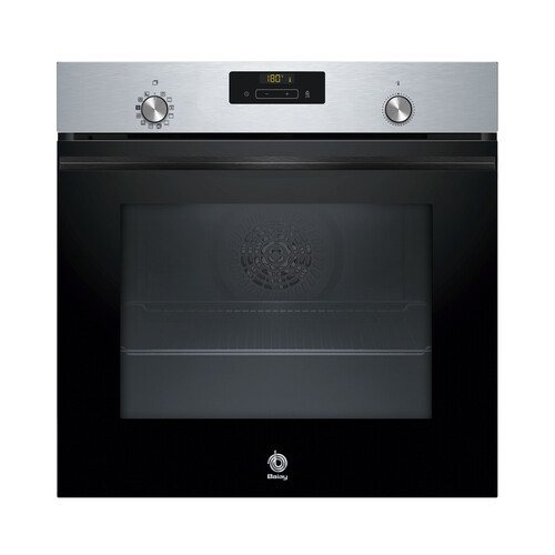 Horno multifunción con vapor pirolítico BALAY 3HA4741X3 Inox, capacidad: 71L, A+, A: 59,5cm, H: 59,4cm, F: 54,8cm.