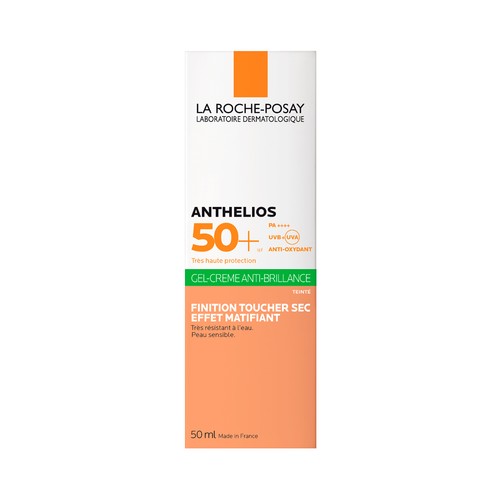 LA ROCHE POSAY Anthelios xl Crema (gel) protectora solar facial con color y FPS 50+ (muy alto) 50 ml.