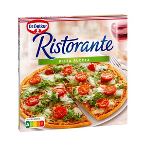 Imagen de DR. OETKER Ristorante Pizza congelada de masa fina con rúcula y tomates cherry 325 g.