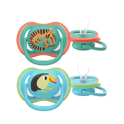 AVENT Ultra air de Philips Chupetes de 6 a 18 meses, con tetina con diseño ortodóntico 2 uds.