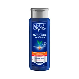 NATUR VITAL Champú anticaída de uso diario, para cabellos grasos NATUR VITAL 300 ml.