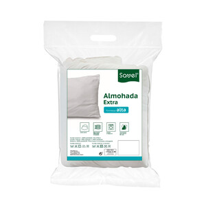 Almohada de fibra 90cm, firmeza alta, Alcampo ¡Haz tu