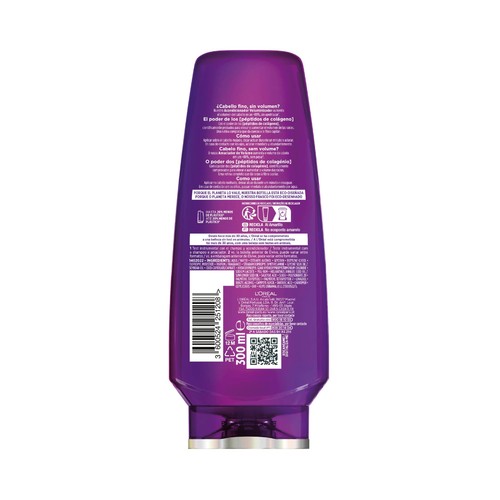 ELVIVE Collagen lifter Acondicionador voluminizador para cabellos finos y sin volumen 300 ml.