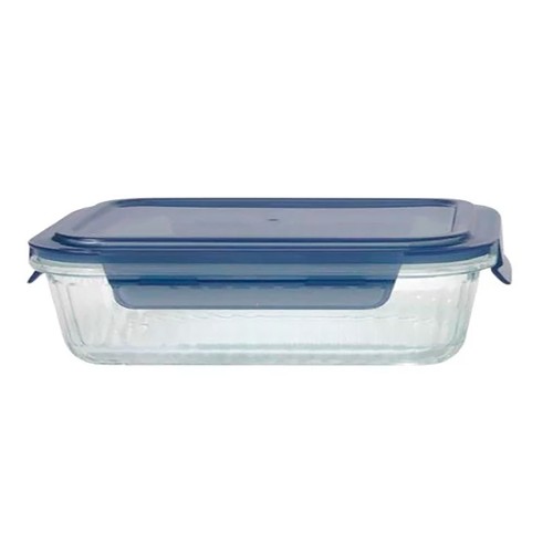 Recipiente rectangular de vidrio, 0,6 L. ACTUEL.