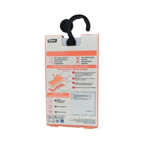 DIM Protect Braguita menstrual lavable para flujo abundante talla 36 - 38.