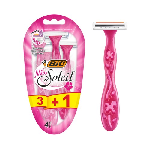 BIC Mis soleil Máquina desechable de tres hojas 3 uds.