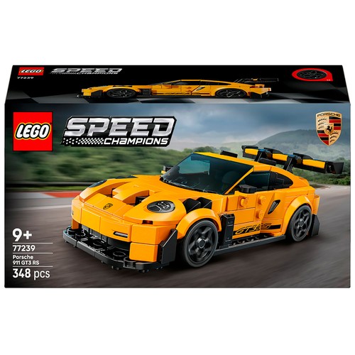 LEGO Speed Champions 77239, superdeportivo porsche 911 gt3 rs, 348 pcs +9 Años