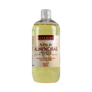 BIFEMME Aceite corporal de almendras dulces especial para piel seca BIFEMME 500 ml.