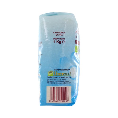 MARGABIO Arroz redondo blanco ecológico 1 kg.