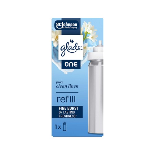 GLADE ONE Recambio ambientador ropa limpia 10 ml.