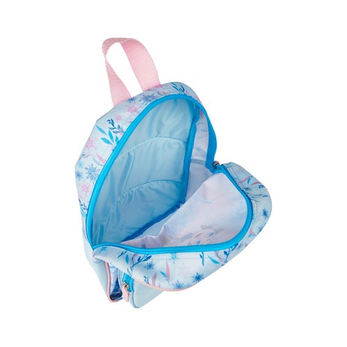 Mochila preescolar color rosa diseño FROZEN DISNEY 20x29x6cm.
