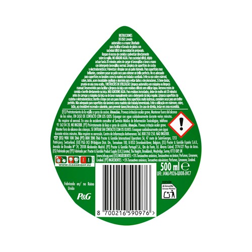 FAIRY Spray prelavado limón 500 ml