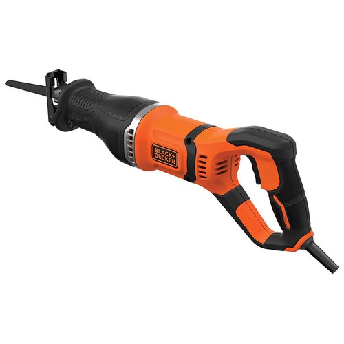Sierra sable 750W, velocidad variable, 2800 rpm, BLACK + DECKER BES301-QS, incluye 2 hojas.