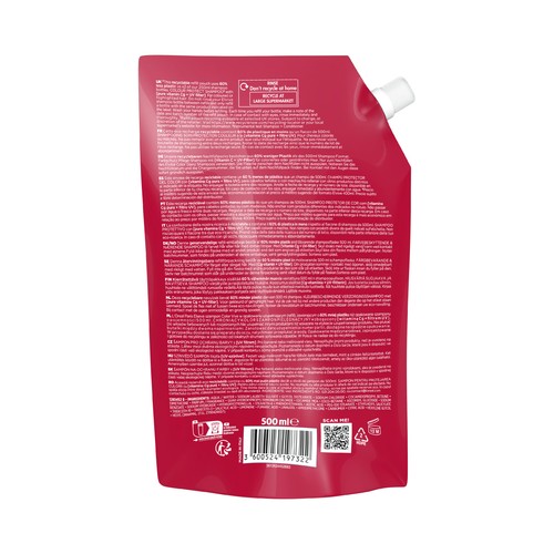 ELVIVE Color vive Recarga de champú protector para cabellos teñidos o con mechas 500 ml.