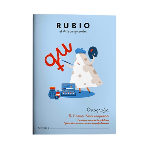 Cuaderno de actividades Ortografía 3, 8-9 años. VV.AA. Género: Cuadernos de vacaciones. Editorial: Rubio.