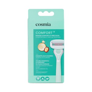 Imagen de COSMIA Comfort+ Maquinilla para depilación femenina con 5 hojas.