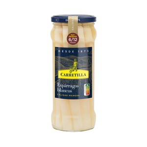 Imagen de CARRETILLA Espárragos blancos extra (calibre muy grueso) 8/12 piezas 325 g.