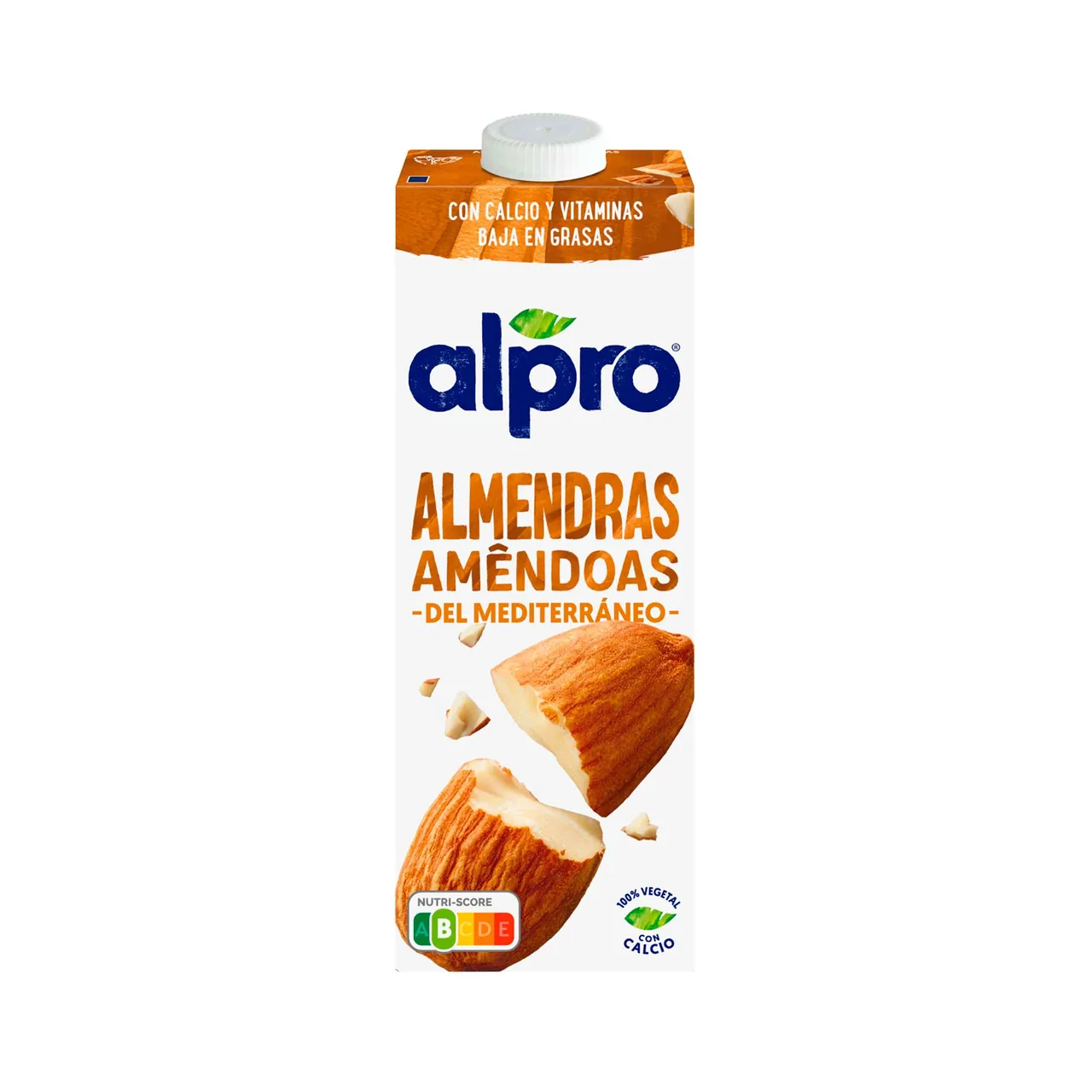 Bebida de almendras mediterráneas 100% vegetal 1 l.