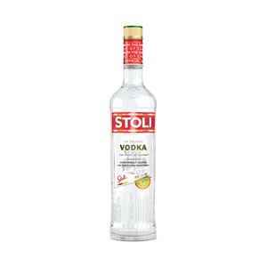 Imagen de STOLI Vodka blanco de triple destilación y filtrado con carbón y arena botella de 70 cl.