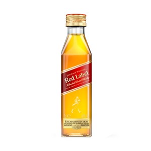 JOHNNIE WALKER Red label Whisky blended Escoces botella 5 cl.