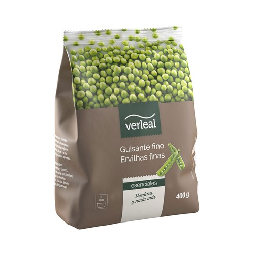VERLEAL Guisante fino congelado 400 g.
