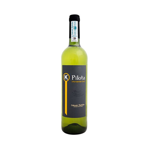 K PILOTA Vino blanco Txakoli con D.O. Getario Txakolina botella de 75 cl.