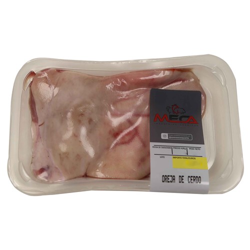 Alcampo Bandeja con oreja entera de cerdo MECA