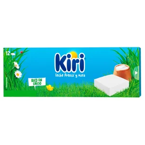 KIRI Quesos en porciones con nata 12 x 18g.