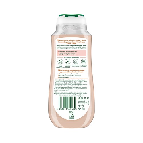 TIMOTEI Cuidado suave Champú 2 en 1 para todo tipo de cabellos 300 ml.