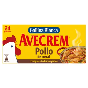 AVECREM Pastillas de caldo de pollo 24 uds. 240 g.