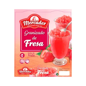 MERCADER Granizado de fresa 4 x 200 ml.